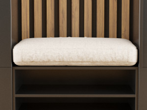 hall furniture 4 3Dモデル