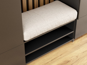 hall furniture 4 3Dモデル