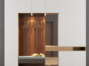 hall furniture 5 3Dモデル