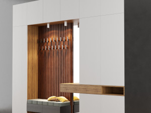 hall furniture 5 Modello 3D
