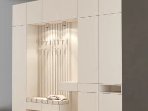 hall furniture 5 3D Model
