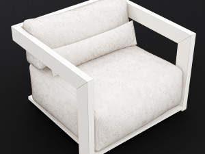 reclaimed wood chair 1 Modelo 3D