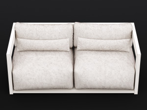 reclaimed wood sofa 1 3D Modell