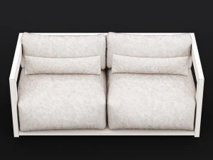 reclaimed wood sofa 1 3D Model
