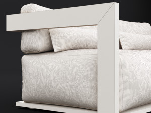 reclaimed wood sofa 1 3D Modell