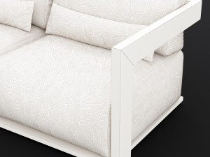 reclaimed wood sofa 1 3D Modell