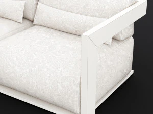 reclaimed wood sofa 1 3D Model