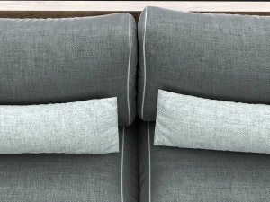 reclaimed wood sofa 1 3D Model