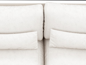 reclaimed wood sofa 1 3D Modell