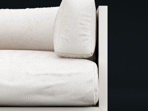 reclaimed wood chair 2 3D 模型