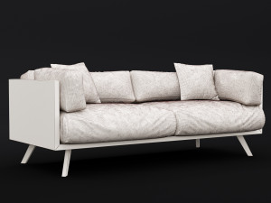 reclaimed wood sofa 2 3D मॉडल