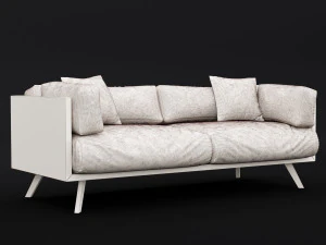 reclaimed wood sofa 2 3D Model