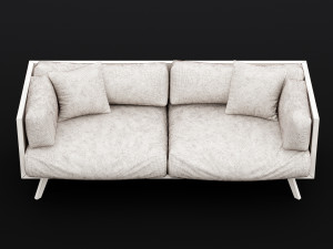 reclaimed wood sofa 2 3D मॉडल