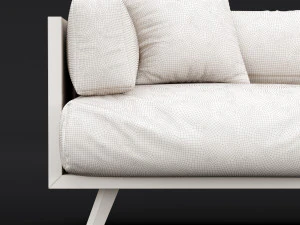 reclaimed wood sofa 2 3D Model
