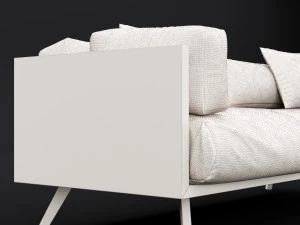reclaimed wood sofa 2 3D Model