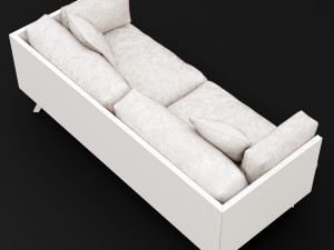 reclaimed wood sofa 2 3D मॉडल