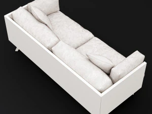 reclaimed wood sofa 2 3D Model