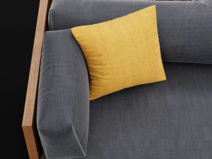 reclaimed wood sofa 2 3D Model