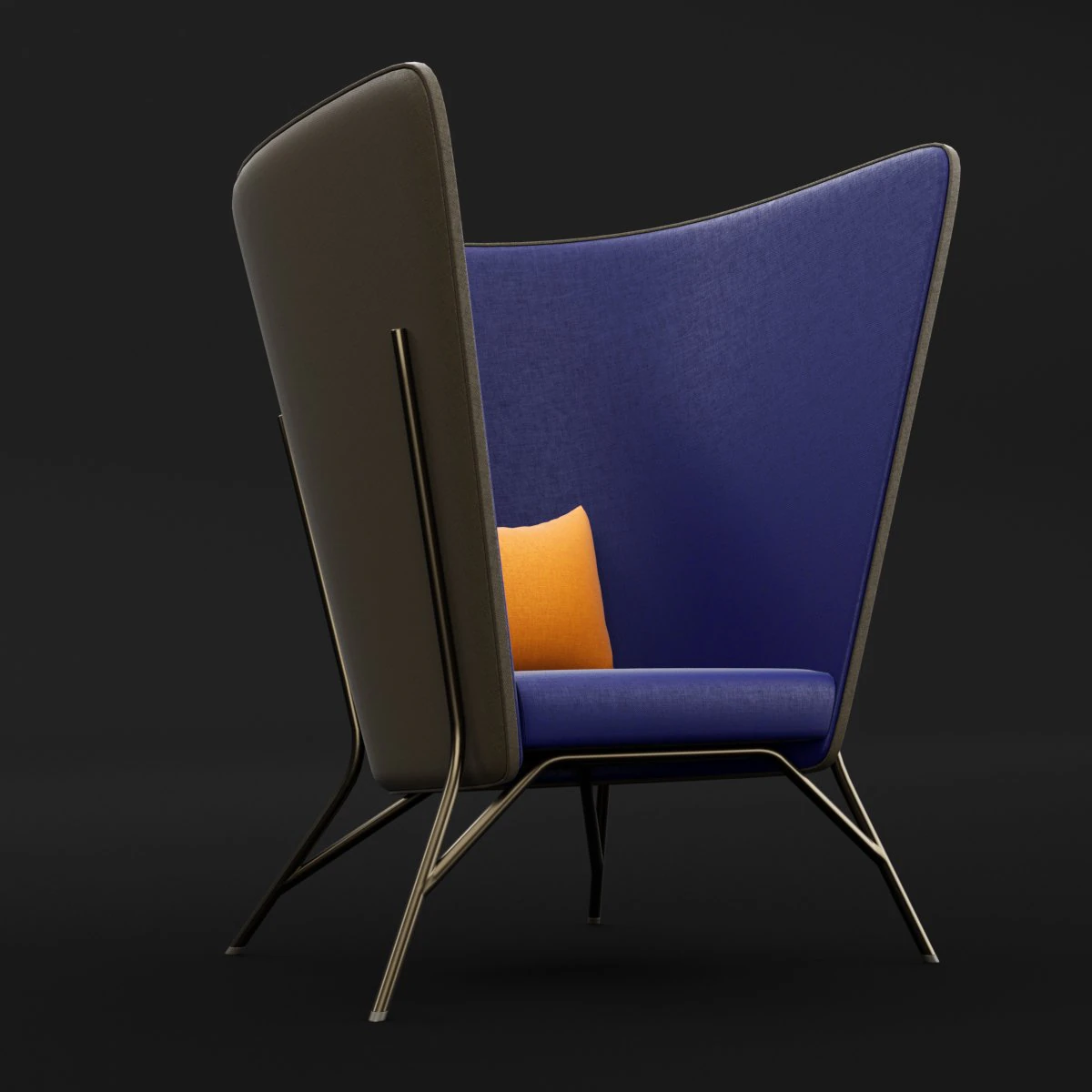 aura chair 3D Model .c4d .max .obj .3ds .fbx .stl .blend 