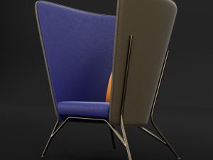 aura chair Modèle 3D