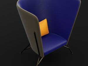 aura chair Modèle 3D