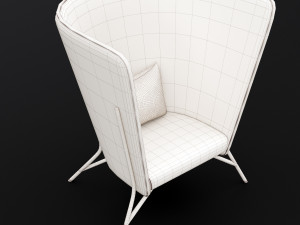 aura chair Modèle 3D
