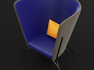 aura chair Modèle 3D
