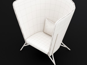 aura chair Modèle 3D