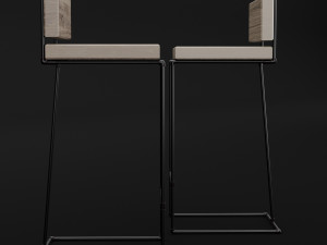 loft bar chair 2 3Dモデル
