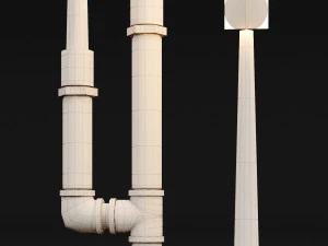 candlestick set 5 3D Model