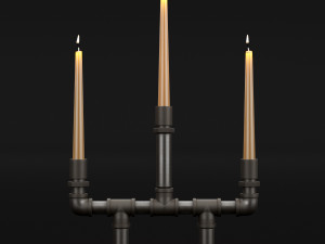 candlestick set 6 3Dモデル
