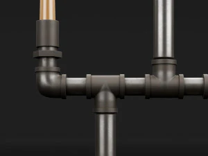 candlestick set 6 3D Model