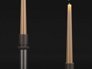candlestick set 6 3Dモデル