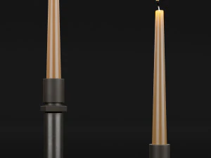 candlestick set 6 3D Model