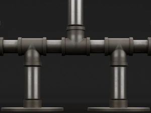 candlestick set 6 3D Model