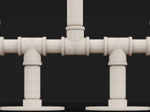candlestick set 6 3D Model