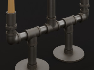 candlestick set 6 3Dモデル