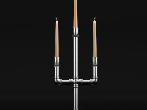 candlestick set 7 3D Model