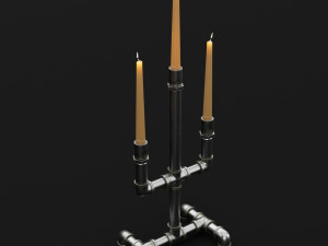 candlestick set 7 3D Model