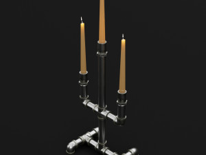 candlestick set 7 3D Model