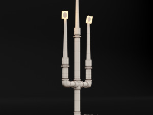 candlestick set 7 3D Model