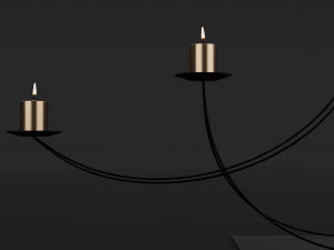 candlestick set 9 3D Model