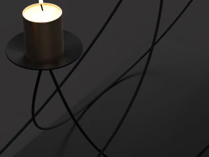 candlestick set 9 3D Model