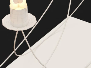 candlestick set 9 3D Model
