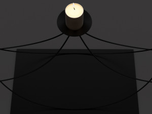 candlestick set 9 Model 3D
