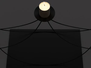 candlestick set 9 3D Model