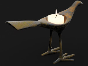 candlestick set 10 3D 모델