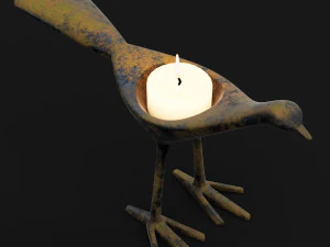 candlestick set 10 3D Model