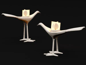 candlestick set 10 3D Model