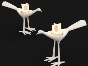 candlestick set 10 3D Model